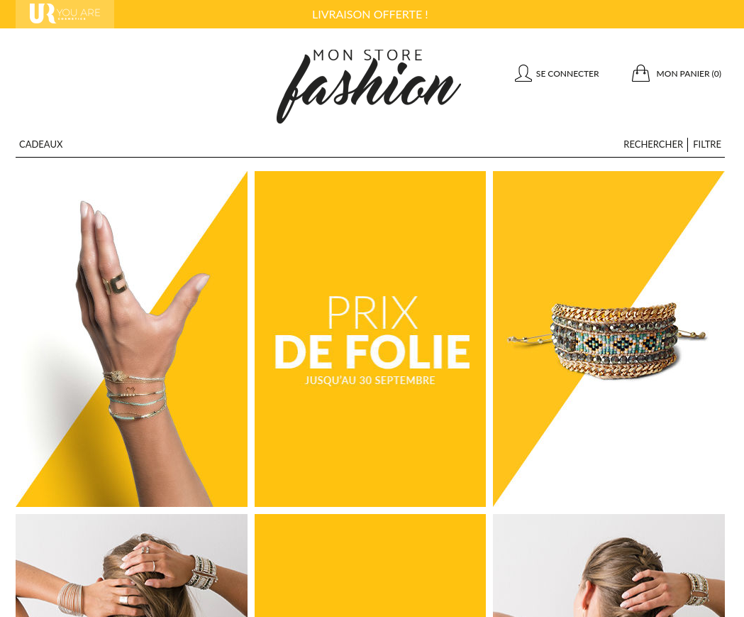 Illustration du projet : MonStoreFashion